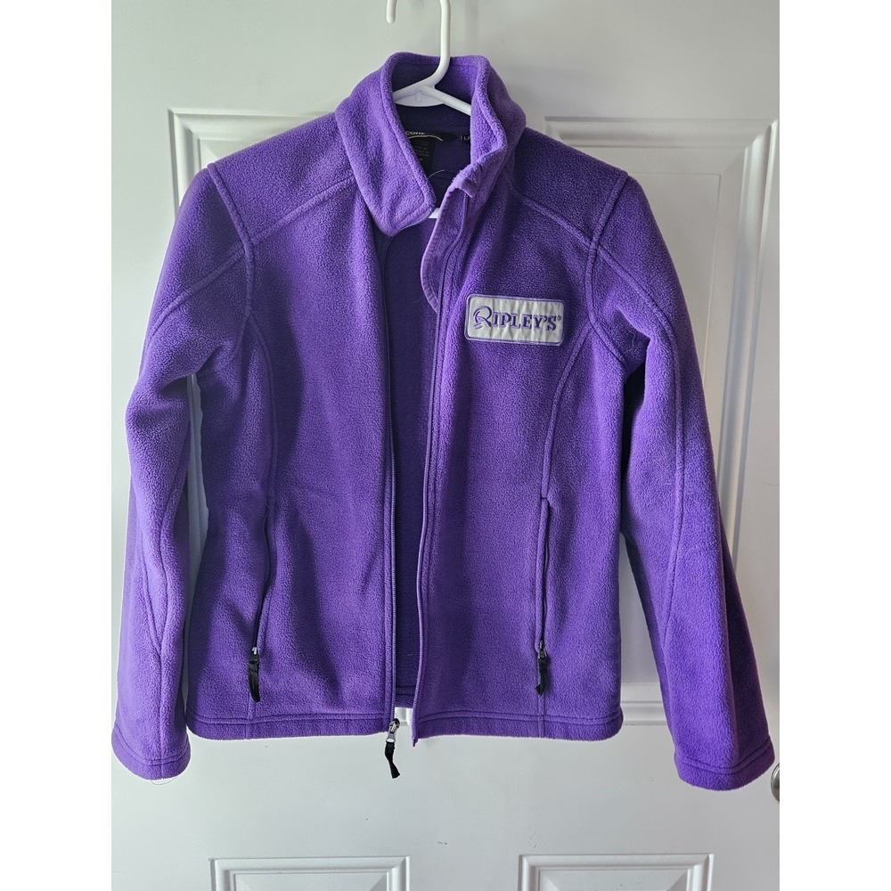 Core 365 Womens Small Purple Fleece Jacket Ripley's Gatlinburg‎ Full Zip